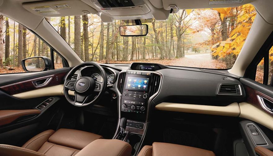 Interior of the all new Subaru Ascent