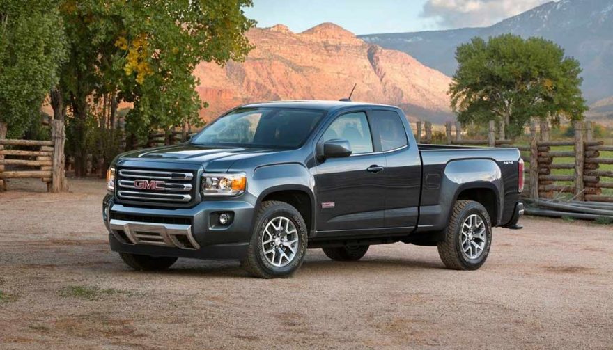 The 2017 GMC Canyon SL 4x2 Extended Cab is one of the cheapest new trucks