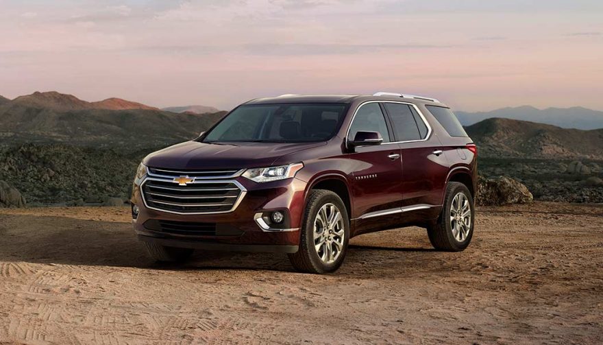 The Chevrolet Traverse is one of the best family suvs