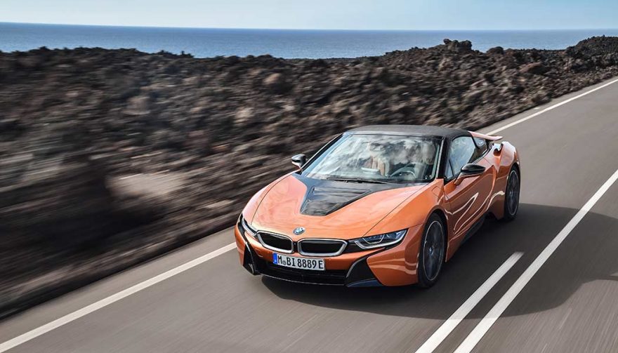 The 2019 BMW i8 Roadster at the LA Auto Show