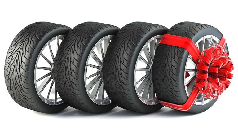 New tires is one of many great gift ideas for car lovers