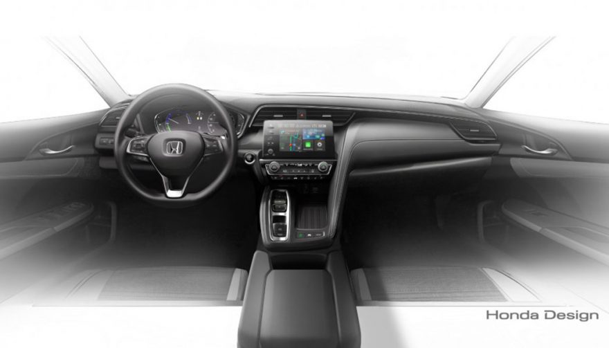 The interior of the all new Honda Insight