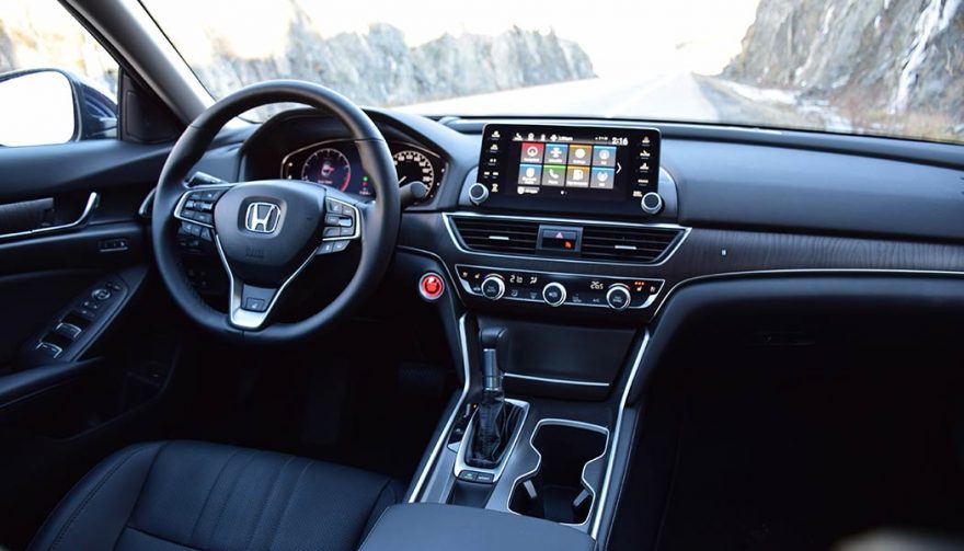 The interior of the 2018 Honda Accord is roomier