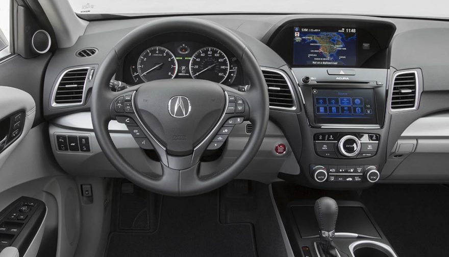 The interior of the 2017 Acura RDX