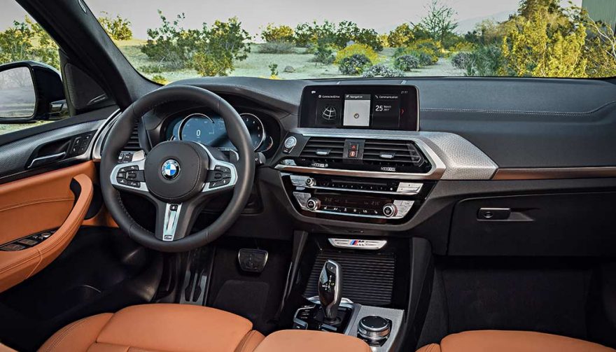 The Interior of the 2018 BMW X3