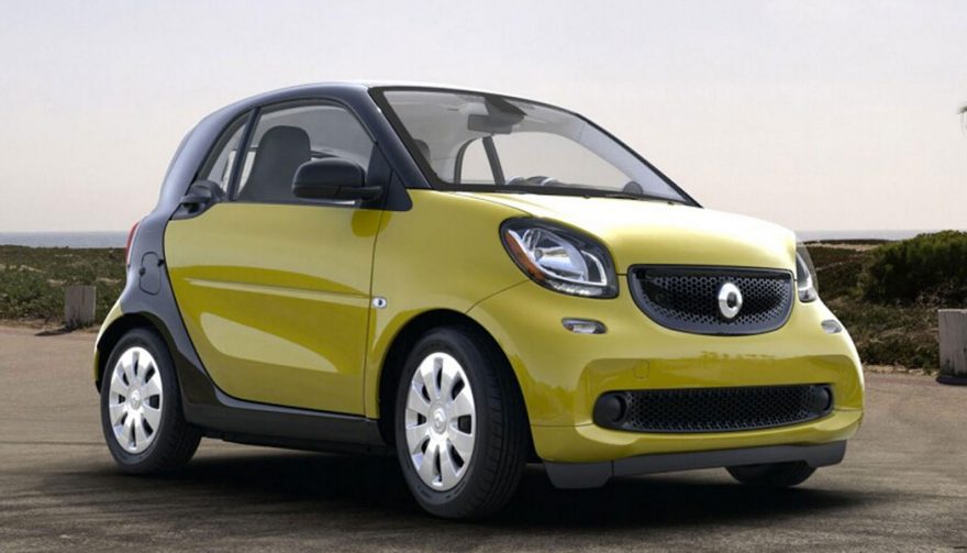 The Smart fortwo had poor vehilce sales in 2017