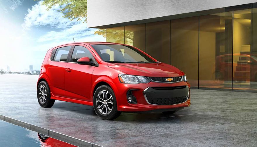 The Chevrolet Sonic had poor vehicle sales in 2017