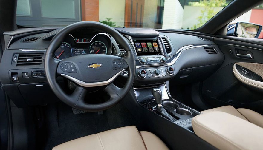 Interior of the 2018 Chevrolet Impala