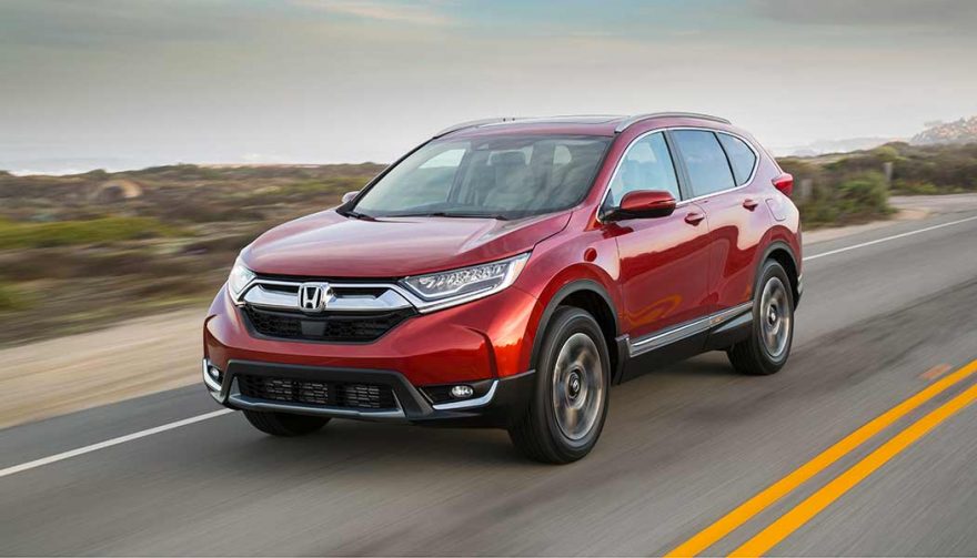 The Honda CR-V was one of the best selling SUVs in 2017