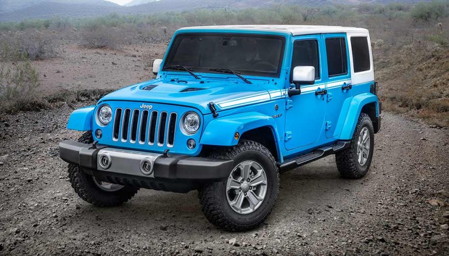 The Jeep Wrangler was one of the best selling SUVs in 2017