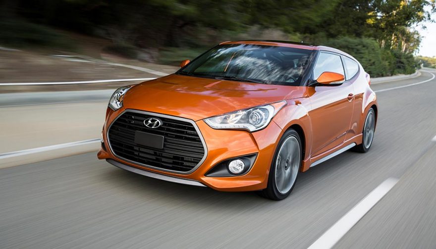 The Hyundai Veloster had poor vehicle sales in 2017