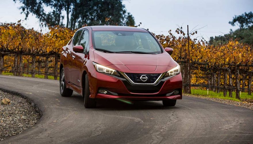 The 2018 Nissan Leaf is one of the longest range electric car models