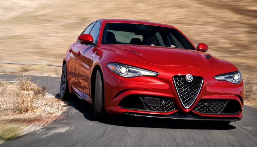 The 2018 Alfa Romeo Giulia Quadrifoglio is one of the fastest cars under 100K