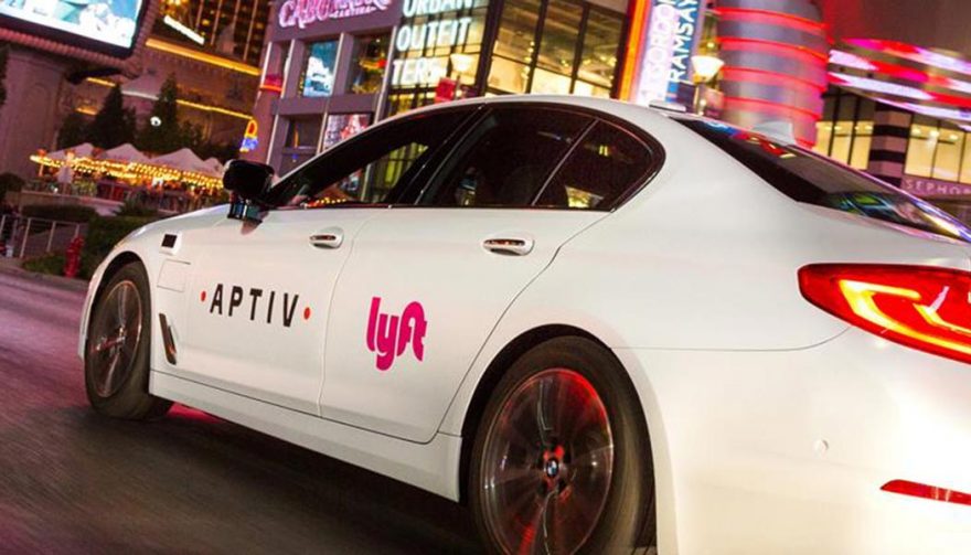 A Self-Driving Lyft is at the CES 2018