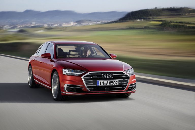 The Audi A8 is one of the best self driving cars