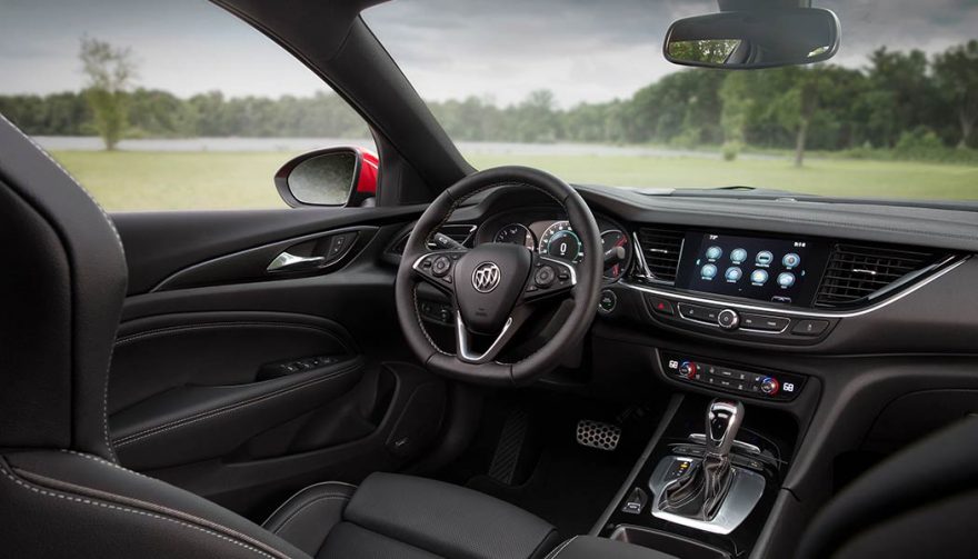 The 2018 Buick Regal GS interior