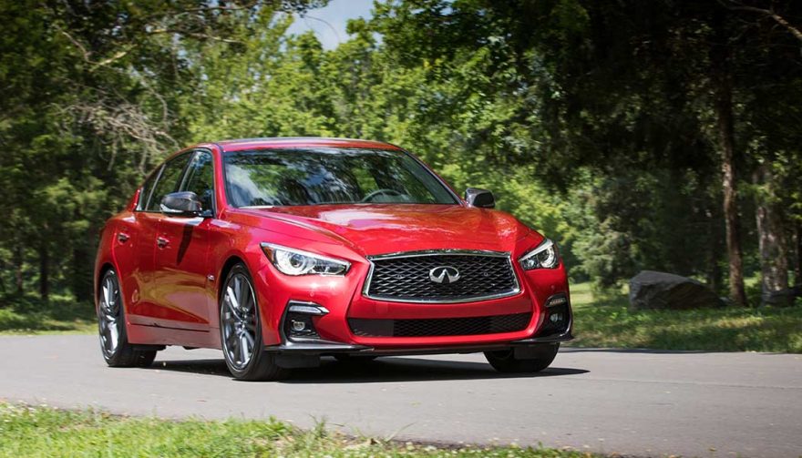 The Infiniti Q50 is one of the best selling luxury cars