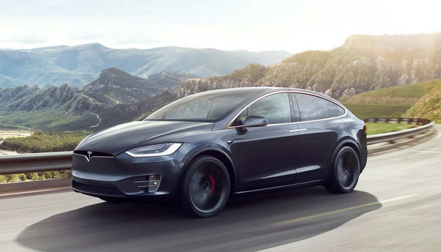 The Tesla Model X had good vehicle sales in 2017