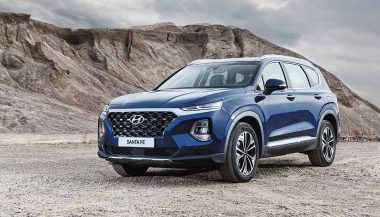 A 2019 Hyundai Santa Fe diesel SUV