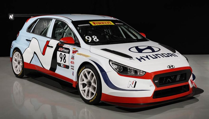 The Hyundai i30 N TCR at the Chicago Auto Show