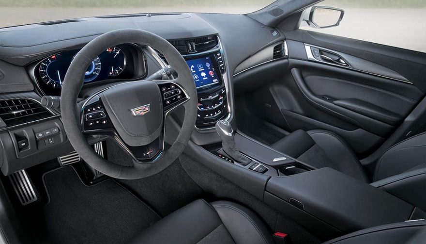 the interior of the 2018 Cadillac CTS