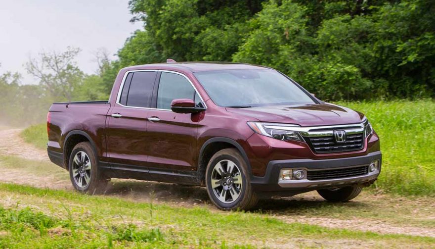 The Honda Ridgeline is one of the best fuel efficient trucks