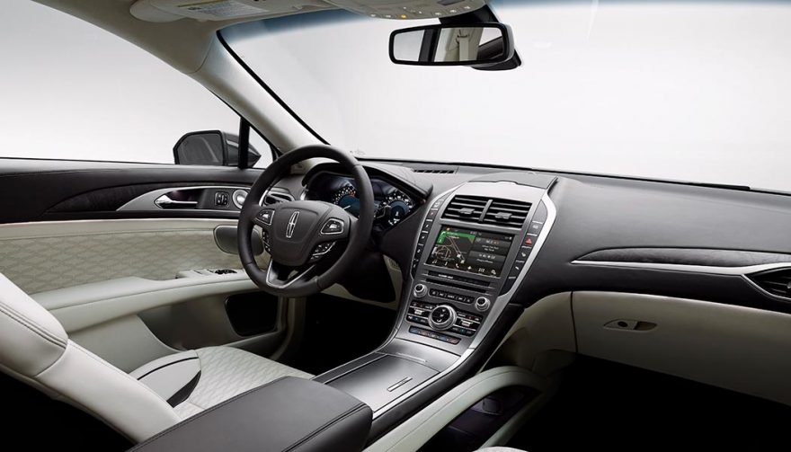 The interior of a 2018 Lincoln MKZ interior