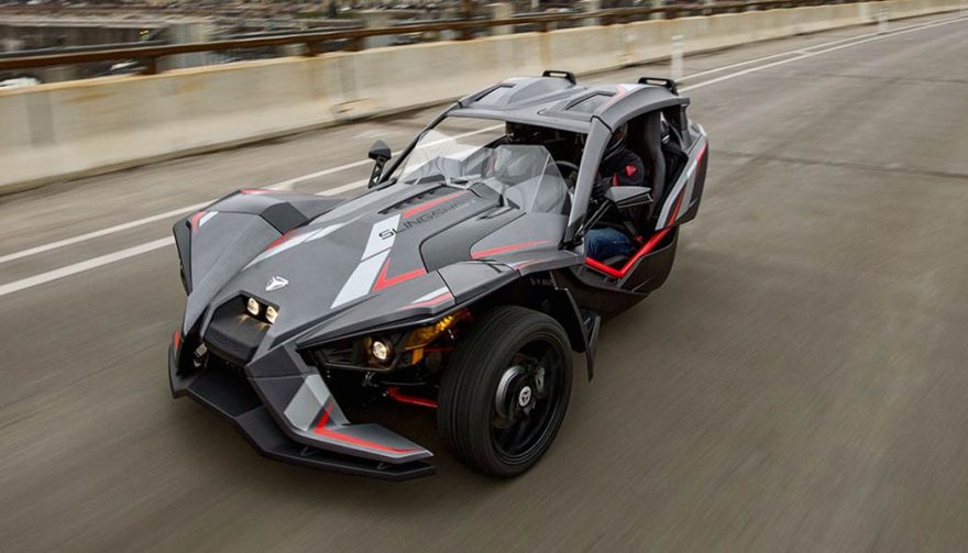 The Polaris Slingshot Grand Touring LE at the Chicago Auto Show