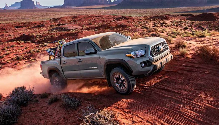 The Toyota Tacoma is one of the best fuel efficient trucks