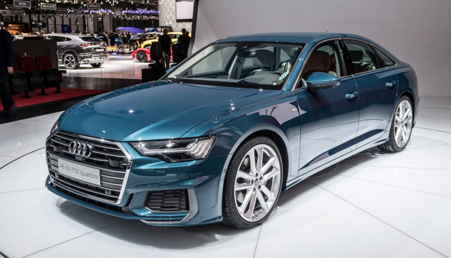 Audi A6 at the Geneva Auto Show