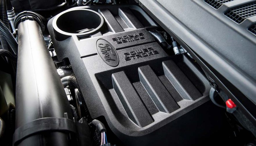 The Ford F150 Diesel Power Stroke engine