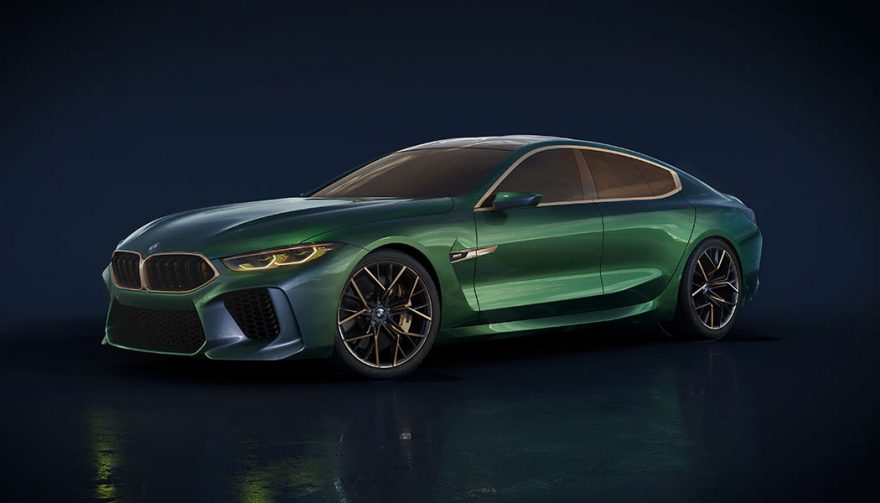 The BMW M8 at the Geneva Auto Show