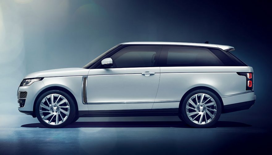 The Land Rover Range Rover SV Coupe at the Geneva Auto Show