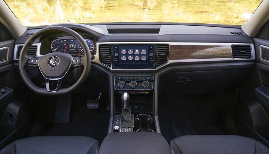 Interior of the 2018 Volkwagwn Atlas