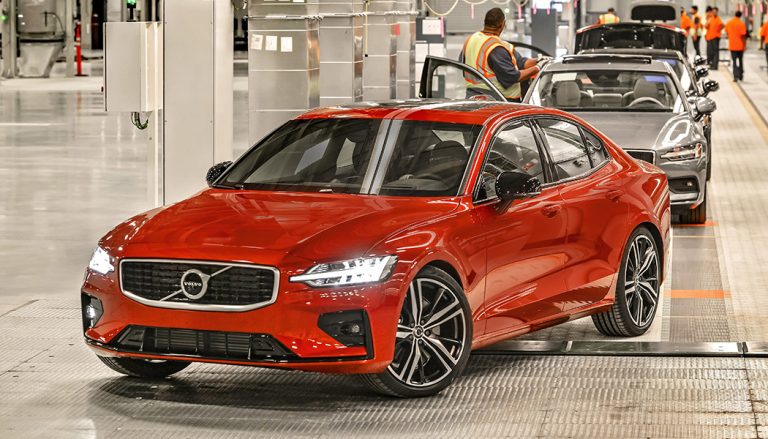 The new 2019 Volvo S60 built in South Carolina