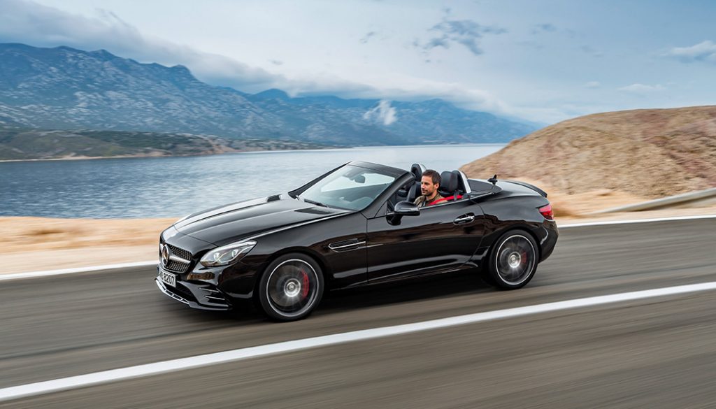 An AMG Roadster is one of the best convertibles for summer cruising