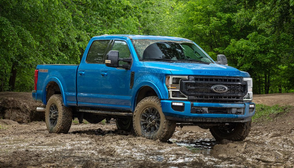 Need to tow a trailer or haul gear all week but want to hit the trails on the weekend? The Ford F-250 Tremor and F-350 Tremor are just the ticket