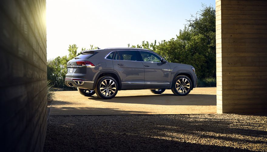 The Volkswagen Atlas Cross Sport trims the roof of the Atlas to remove the third row but add more style and a more premium inside