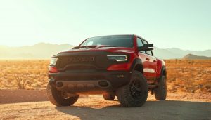 The 2021 Ram 1500 TRX is aimed firmly at the Ford Raptor, looking to take the crown for the best off-road pickup you can buy